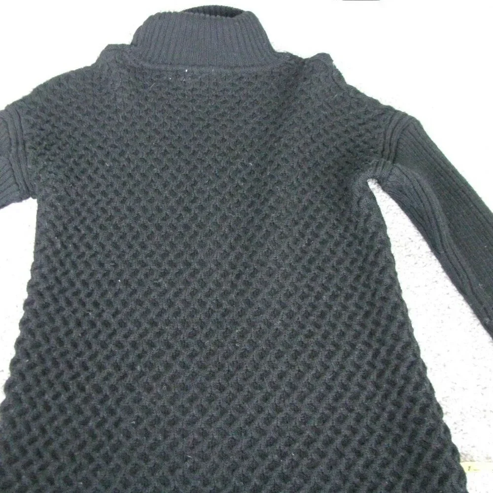 Calvin Klein black wool blend sweater S Minimalist